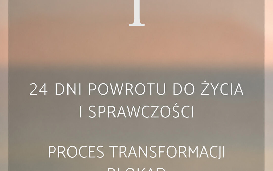 1 dzień – O&nbsp;MIŁOŚCI, ZWIĄZKACH I&nbsp;DLACZEGO NIE&nbsp;WYCHODZĄ… O&nbsp;TYM, JAK RELACJA Z&nbsp;RODZICAMI WPŁYWA NA&nbsp;NASZE ŻYCIE… O&nbsp;PROBLEMACH Z&nbsp;PIENIĘDZMI, KRYZYSACH, UTKNIĘCIU W&nbsp;NIEMOCY I&nbsp;LĘKU… I&nbsp;O&nbsp;POWROCIE DO&nbsp;SIEBIE.